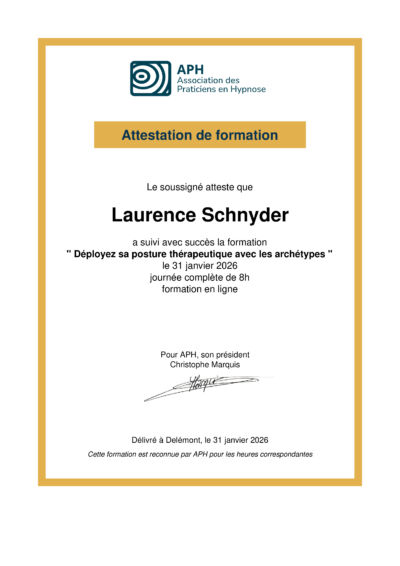 Déployez sa posture thérapeutique avec les archétypes