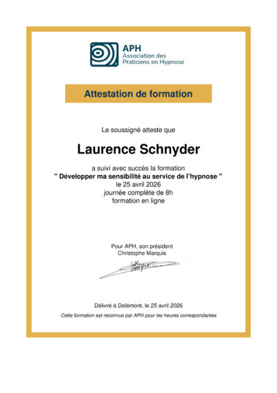 Développer ma sensibilité au service de l’hypnose