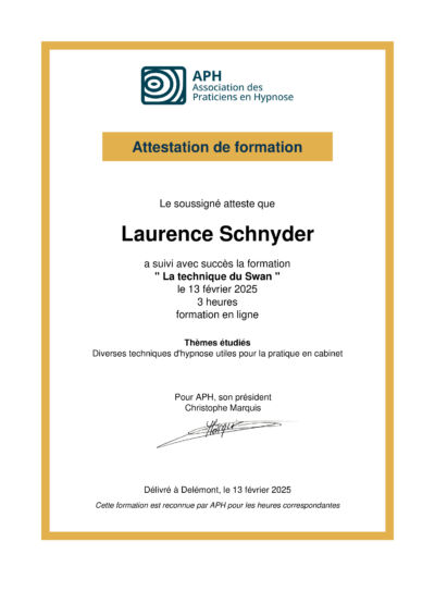 Vignette du certificat