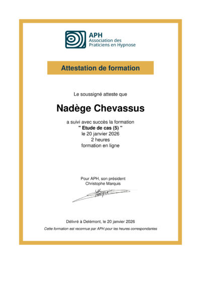Vignette du certificat