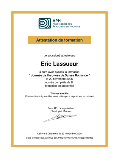 Journée de l'hypnose de Suisse Romande