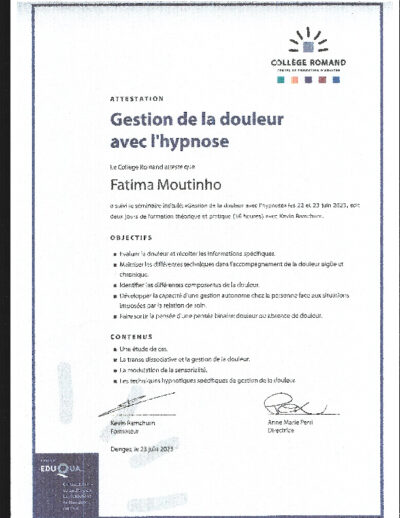 Gestion de la douleur