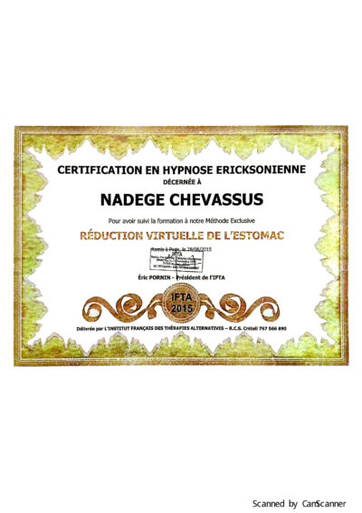 Vignette du certificat