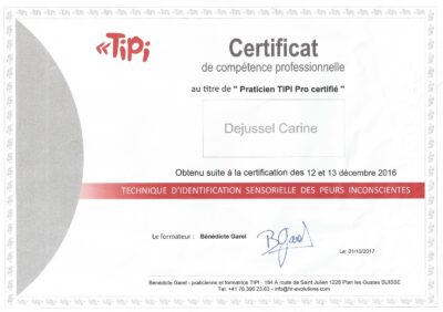 Vignette du certificat
