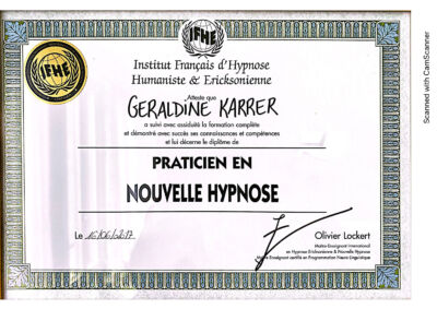 Praticien Nouvelle Hypnose