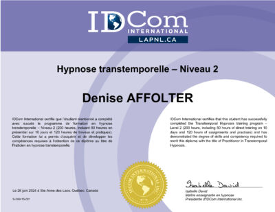 Vignette du certificat